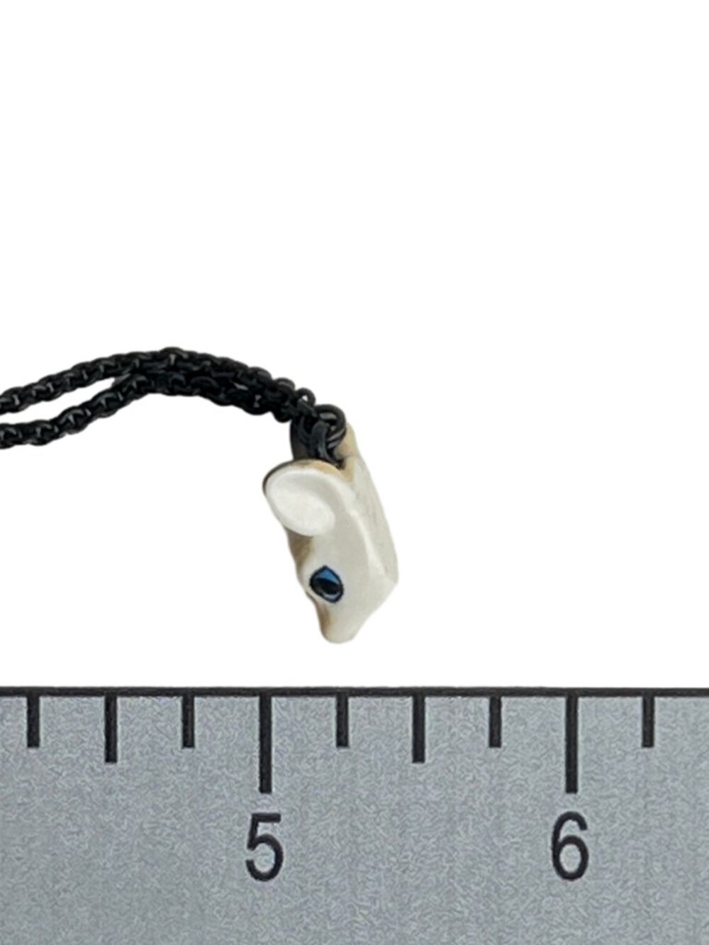 Handmade Miniature Ceramic Fawn Deer Pendant Necklace NWT - Picture 9 of 9